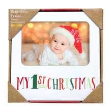 Load image into Gallery viewer, My 1st Christmas Keepsake Holiday Photo Frame