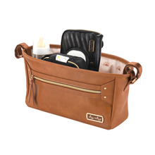 Load image into Gallery viewer, Itzy Ritzy - Cognac Travel Stroller Caddy