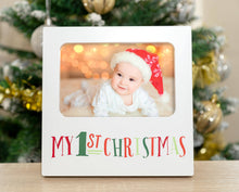 Load image into Gallery viewer, My 1st Christmas Keepsake Holiday Photo Frame