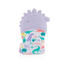 Load image into Gallery viewer, Itzy Ritzy - Itzy Mitt™ Silicone Teething Mitts: Lilac Dino