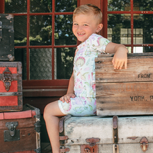 Load image into Gallery viewer, Roy Two-Piece Short Sleeve Shorts Pajama Set