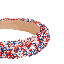 Load image into Gallery viewer, Beaded Headband -Buffalo
