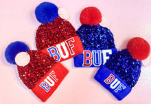 Load image into Gallery viewer, BUF Sequin Pom Pom Hat
