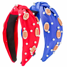 Load image into Gallery viewer, Football Stud Headband
