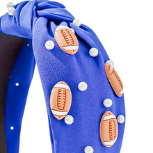 Load image into Gallery viewer, Football Stud Headband
