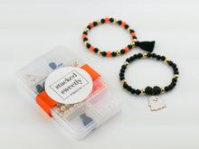 Load image into Gallery viewer, DIY Halloween Ghost Bracelet Craft Kit Stacked Sweetly

