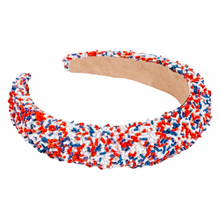 Load image into Gallery viewer, Beaded Headband -Buffalo
