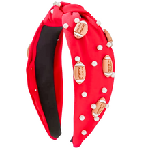 Load image into Gallery viewer, Football Stud Headband
