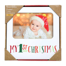 Load image into Gallery viewer, My 1st Christmas Keepsake Holiday Photo Frame

