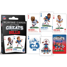 Load image into Gallery viewer, Buffalo Bills NFL All-Time Greats Playing Cards
