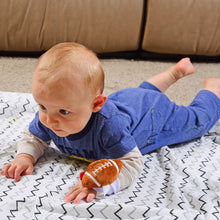 Load image into Gallery viewer, Football Baby Teether, Organic
