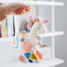 Load image into Gallery viewer, Itzy Ritzy - Itzy Friends Link &amp; Love™ Activity Plush with Teether Toy: Unicorn
