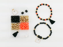 Load image into Gallery viewer, DIY Halloween Ghost Bracelet Craft Kit Stacked Sweetly
