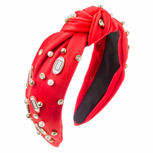 Load image into Gallery viewer, Football Rhinestone Headband
