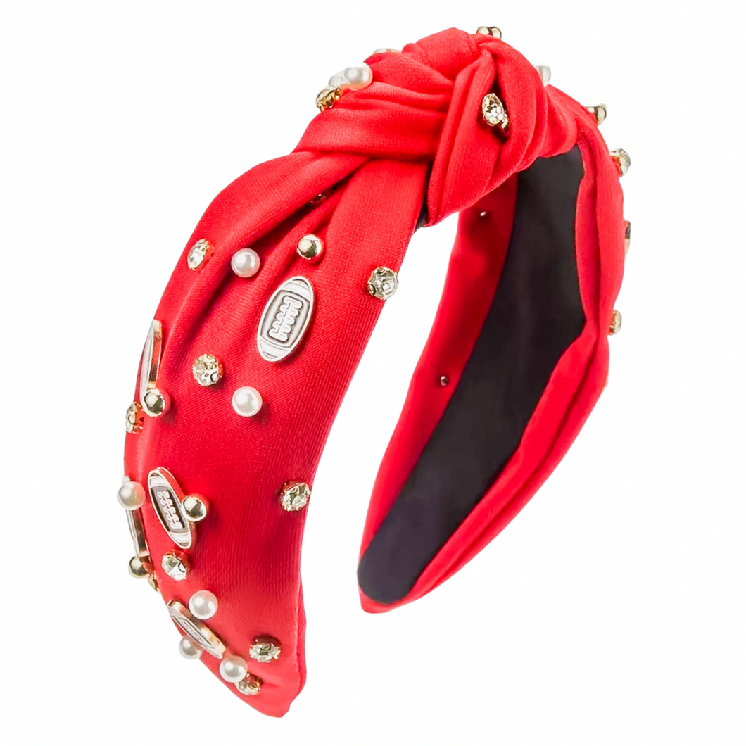 Football Rhinestone Headband
