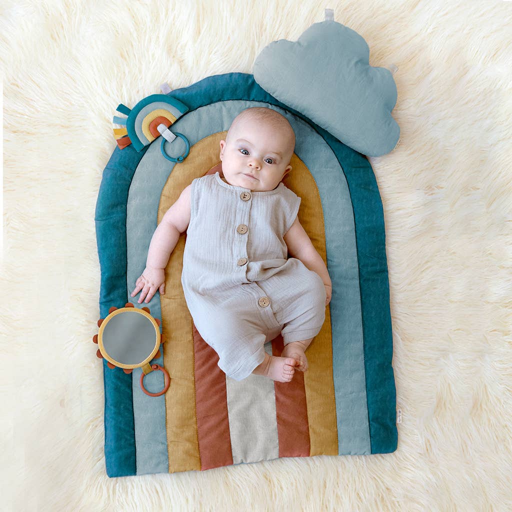 Itzy Ritzy -  Bitzy Bespoke Ritzy Tummy Time™ Rainbow Play Mat
