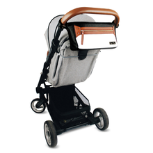 Load image into Gallery viewer, Itzy Ritzy - Coffee &amp; Cream Travel Stroller Caddy
