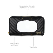 Load image into Gallery viewer, Itzy Ritzy - Jetsetter Black Travel Wipes Case
