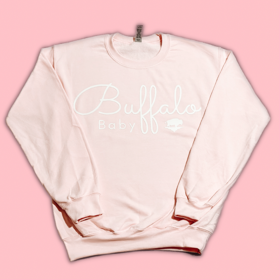 Buffalo Baby Crew - PINK