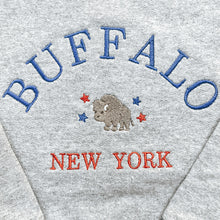 Load image into Gallery viewer, Boy Buffalo Embroidery Crewneck
