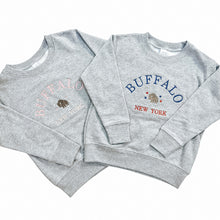 Load image into Gallery viewer, Boy Buffalo Embroidery Crewneck
