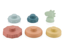 Load image into Gallery viewer, Dino Itzy Stacker™ Silicone Stacking Toy
