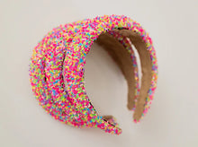 Load image into Gallery viewer, Beaded Headband - Pink Sprinkles
