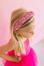 Load image into Gallery viewer, Beaded Headband - Pink Sprinkles
