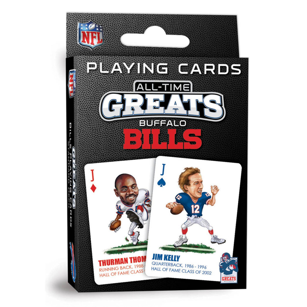 Buffalo Bills NFL All-Time Greats Playing Cards