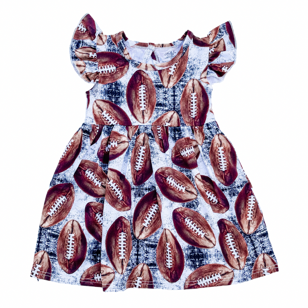 Bryce Ruffle Cap Sleeve Twirl