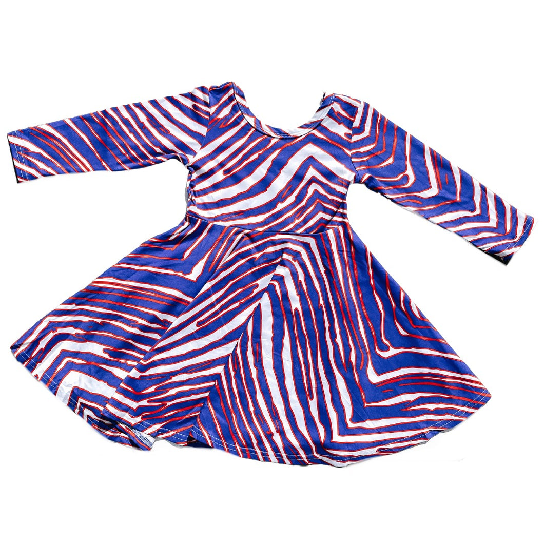 Allen Long Sleeve Twirl Dress