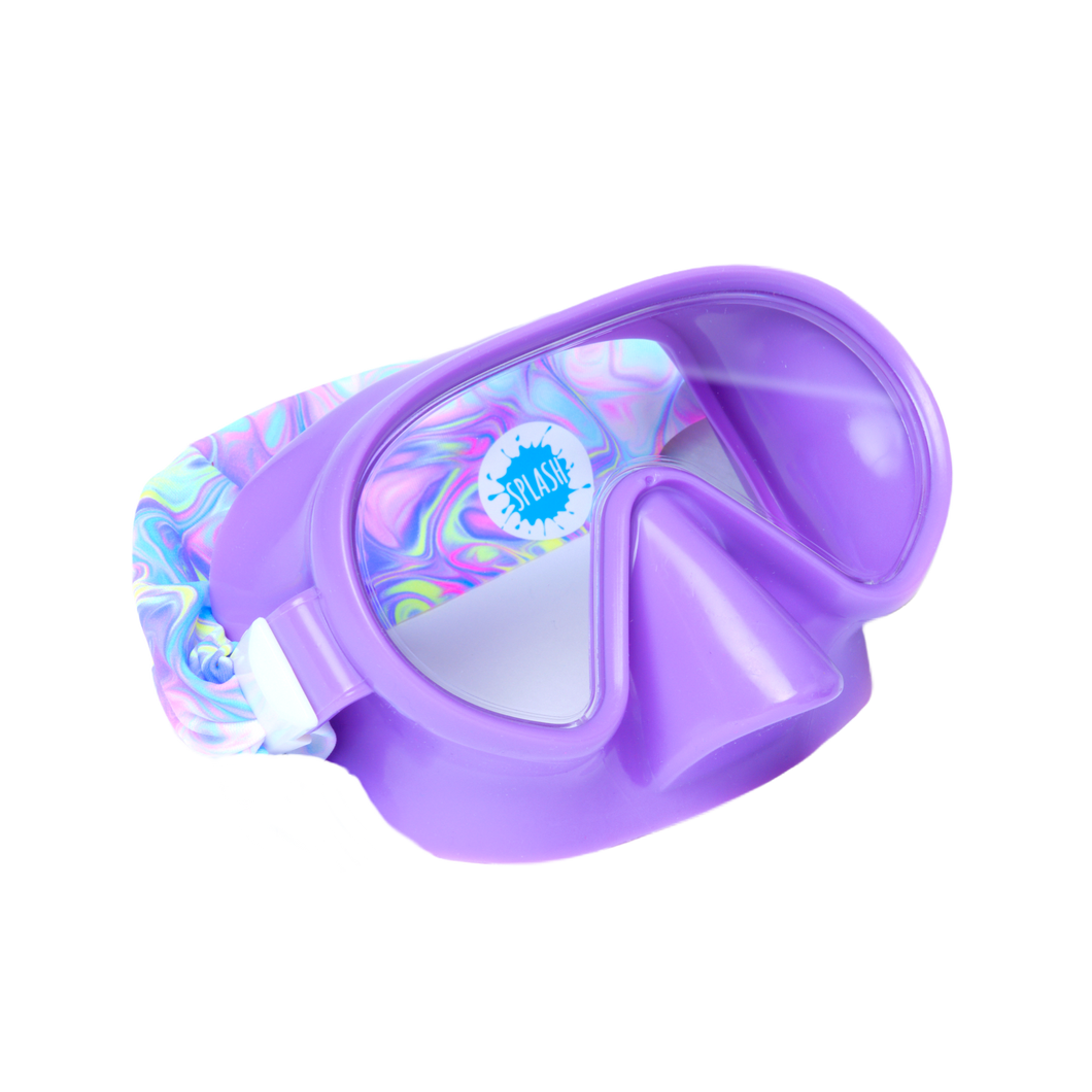Pastel Swirl Swim Mask