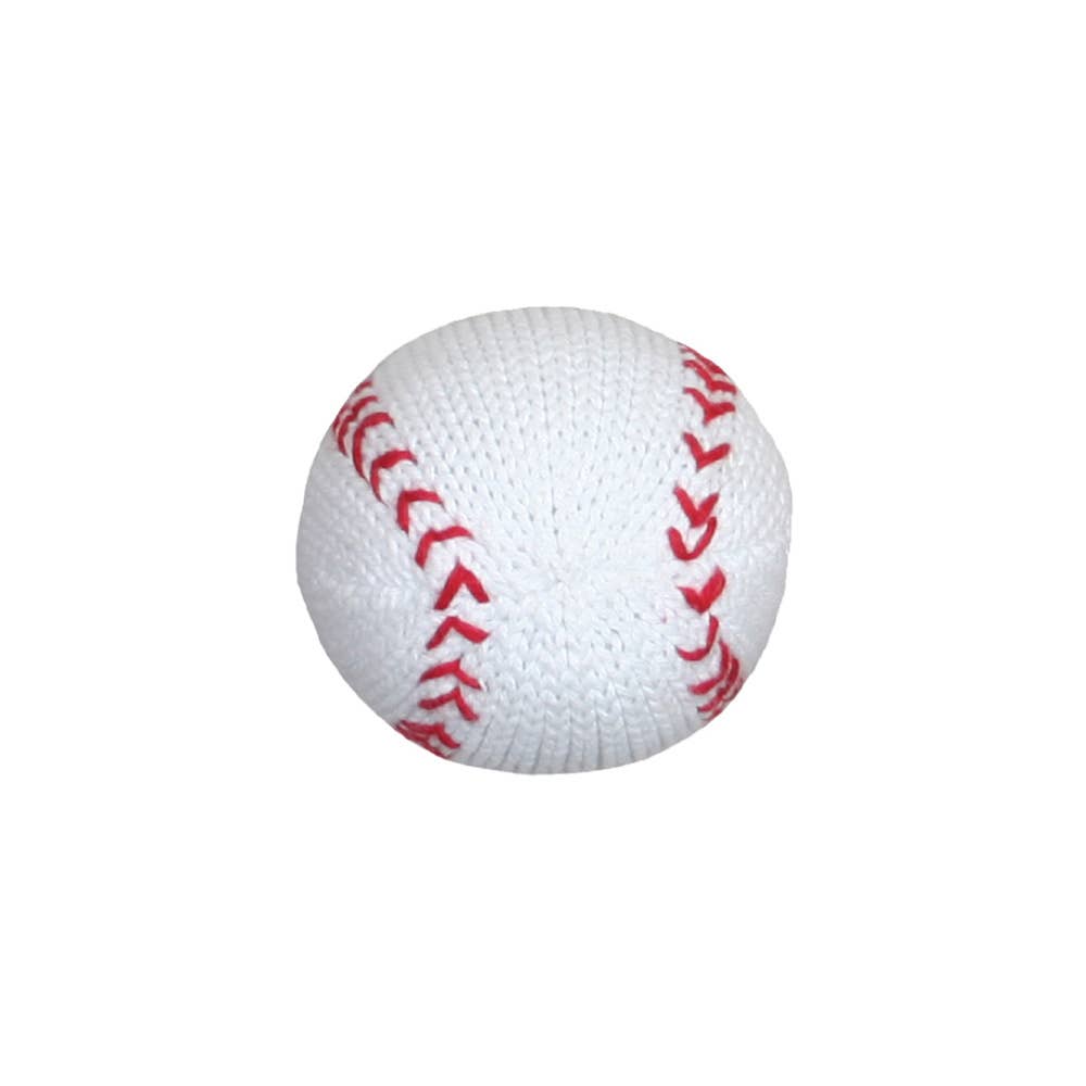 Baseball Knit Rattle