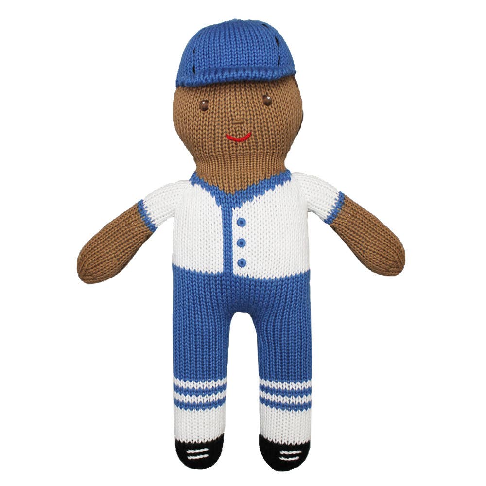 Baseball Player Knit Doll: 12