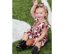 Load image into Gallery viewer, Bryce Ruffle Cap Sleeve Twirl
